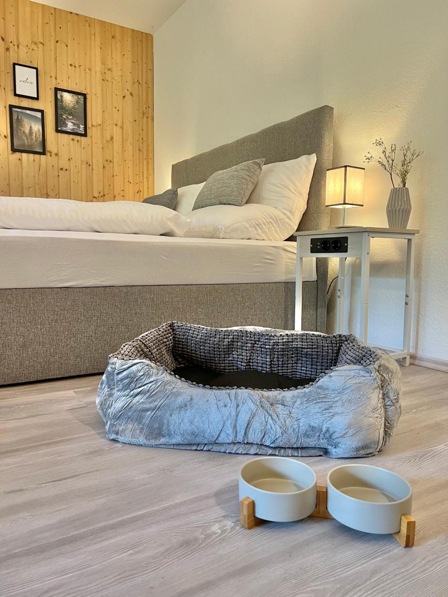 شقة An Wanderwegen Gelegen Mit Terrasse Und Boxspringbett ساسباشفالدن المظهر الخارجي الصورة